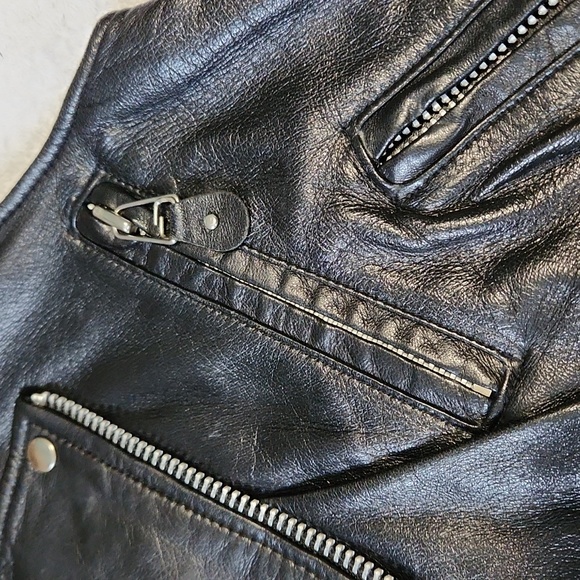 Leathers Nevada Blue vest - Picture 5 of 9